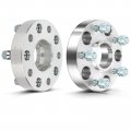 Aintier 2pcs 1 25 5x5 Wheel Spacers 5 Lug Center Bore 5mm Studs 1 2 Adapters Fit For Wrangler 2007-2018 Grand Cherokee