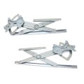 Front Power Window Regulators Pair For Lexus Is300 2001 To 2005 Driver And Passenger Side Without Motor Replaces Lx1350113 