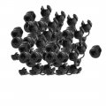 Uxcella 50pcs Hdb-6n3-4 Round Cable Wire Strain Relief Bush Grommet 7mm Diameter