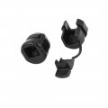 Uxcella 50pcs Hdb-6n3-4 Round Cable Wire Strain Relief Bush Grommet 7mm Diameter