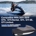 Waterproof Uv Protection Pwc Cover For Sea Doo Gts And Rental 2011 2019 Marine Grade 600d Polyester Trailerable Jet Ski Black
