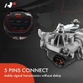 A-premium Front Windshield Wiper Motor Compatible With Honda Civic 1992-1995 All Body Style 1997-2000 Coupe Sedan 5-pin Replace