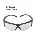 3m Securefit 27342 Grey Indoor Outdoor Scotchgard Anti-fog Lens Plastic Polycarbonate Gray