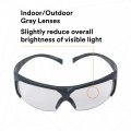 3m Securefit 27342 Grey Indoor Outdoor Scotchgard Anti-fog Lens Plastic Polycarbonate Gray
