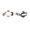 Disc Brake Hardware Set Rear For Mercury Cougar 2001 2002 Alx-pau-df-340-56012-cla3 Standard Style Black Finish 