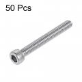 Uxcell 8-32x1-1 4 Hex Socket Head Cap Screw Bolts 304 Stainless Steel Polished 50pcs