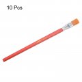 Uxcell Paint Brushes Flat Edge 0 71 Width 18 Thick Nylon Bristle With Wood Handle For Painting Applying Adhesive 10pcs