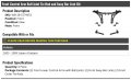 Front Control Arm Ball Joint Tie Rod End And Sway Bar Link Kit 6-piece Compatible With 2005-2009 Subaru Outback
