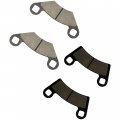 Caltric Front And Rear Brake Pads Compatible With Polaris Rzr 570 2012 2013 2014 2015 2016-2020