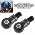 Fydun Pair 10mm Hole Motorcycle Rear Air Shock Absorbers Damper Height Increase For Atvs Offa Roads Black 75mm 3in