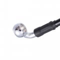 X Autohaux 120cm An3 M10 Car Hydraulic Brake Line Oil Hose Pipe Fitting 28a 90a Stainless Steel For Motorcycle Dirt Racing Bike