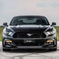 Ipick Image Made For Ford Mustang Script 3d Logo 12 X 4 25 European Look Black Half-size Stainless Steel License Plate