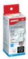 Satco S7214 11-watt Medium Base T2 Mini Spiral 2700k 120v Equivalent To 40-watt Incandescent Lamp For Enclosed Fixtures