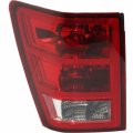 Tail Light Assembly For Jeep Grand Cherokee 2005 2006 Driver Side Ch2800159 55156615af Halogen Red Polycarbonate Lens 