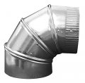 10 90 Deg Elbow Round Duct Fitting 26 Ga 