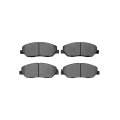 Front Brake Pads For Hyundai Genesis 2009 2010 2011 4000 Hybridynamic Series Mechanical Wear Sensor 2 41 Inner Pad Height 0 65 