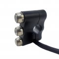 Rayana 7 8 22mm Motorcycle Handlebar Switch 3 Push Button On-off For Horn Turn Signal Start Kill Switches Latching Action 