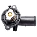 Engine Coolant Thermostat Housing Kit Replacement For Dodge Durango 2011-2015 For Jeep Grand Cherokee Wrangler 2012-2017 