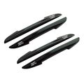 Black Car Door Edge Guard Trim Molding Crash Scratch Protector Universal Fit Pvc Plastic Bumper Guards With 3m Adhesive Tape 4 