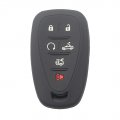 Rubber Silicone 6 Button Remote Smart Key Fob Cover Case With Keychain For Chevrolet Camaro Convertible 2016 2017 2018 2019