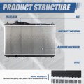 Auto Dynasty Dpi 13222 Factory Style 1-row Cooling Radiator Compatible With Honda Civic 1 8l Gas Usa Mt 2012-2015 Aluminum Core