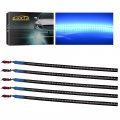 Qasimled Blue 12v 30cm 11 8 Knight Rider Flash Scanner Neon Led Cuttable Waterproof Decorative Atmosphere Strip Light For Car