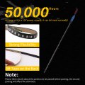 Qasimled Blue 12v 30cm 11 8 Knight Rider Flash Scanner Neon Led Cuttable Waterproof Decorative Atmosphere Strip Light For Car