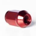 Circuit Performance 12x1 5 Red Closed End Bulge Acorn Lug Nuts Cone Seat Forged Steel 20 Pieces