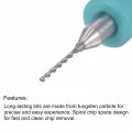 Uxcell Micro Pcb Drill Bit Set 1 8 Shank 0 75mm Solid Tungsten Carbide Cnc Engraving Print Circuit Board Bits Rotary Tool 10pcs