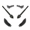 Trq 6pc Steering Kit Inner Outer Tie Rods W Boots Bellows For Toyota Tacoma 