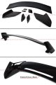 Ctr Type R Style Gloss Black Gt Trunk Spoiler Wing Compatible With 2017-2021 Honda 10th Gen Civic Fc3 Fc4 2 Door Coupe