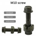 Minho Hex Head Steering Column Fastening Bolt Set M10 50mm With Anti-loosening Washers Fit For Most Motorcycle Scooter Mopeds