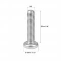 Uxcell M8x35mm Machine Screws Pan Phillips Cross Head Screw 304 Stainless Steel Fasteners Bolts 5pcs