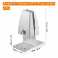 Uxcell Office Desk Partition Support Bracket 4pcs Divider Clamp Brackets Screen Clip Holders For 12-20mm Thick Silver Tone