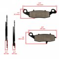 Caltric Front Brake Pads Compatible With Suzuki Tu250x Tu 250x 2009-2019 59301-33840