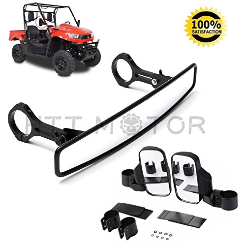 1 75a Breakaway Side Rear View Mirrors Set For Utv Polaris Rzr 900 1000 S B07b8qbf5j