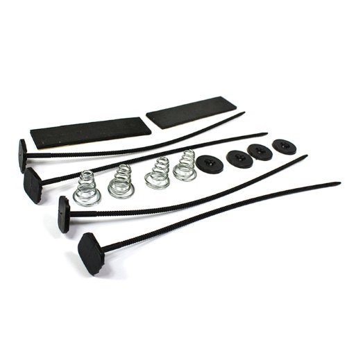 Auto Dynasty For Wrangler Yj Tj 2 4-4 23-row Racing Radiator 16 Inches Black Fan Mounting Kit