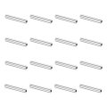 16 Piece Aluminum Spacer 8 In Id X 7 32 Od 1 3 Length Round Metal Screw Standoff Bushing For M3 Screws Bolts And Rods Silver 