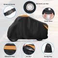 Uxcell Motorcycle Cover All Season Universal Weather Waterproof Sun Outdoor Protection With Reflective Strip Lock-holes Storage