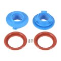 2pcs H11 Led Headlight Adapter Base Bulb Sockets Retainer Holder Universal For Car Blue