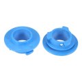 2pcs H11 Led Headlight Adapter Base Bulb Sockets Retainer Holder Universal For Car Blue