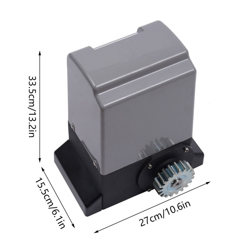 Automatic Sliding Gate Opener Kit Rack Driven Motor For Heavy Duty Slides With Infrared Sensor Electric Rolling Driveway Gate