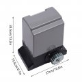Automatic Sliding Gate Opener Kit Rack Driven Motor For Heavy Duty Slides With Infrared Sensor Electric Rolling Driveway Gate