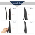 X Autohaux Car Rear Windshield Wiper Blade Arm Set For Lincoln Mkx 2016-2018 11 Inch 285mm