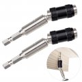 2pcs Pivoting Bit Holder Dannisly Magnetic Pivot Drill Screwgun Tip With Ring 1 4a Quick Release Hex Screwdriver In 20a For 