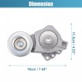 X Autohaux Belt Tensioner Pulley Assembly For Mitsubishi Montero 2001-2006 3 5l 8l V6 6g74 6g75 Serpentine Md367192