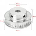 Uxcell Aluminum 30 Teeth 10mm Bore 5 08mm Timing Belt Pulley For