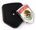 San Luis Mexico Flag Car Truck Black Shield Grill Badge Grille Mount Emblem Country State