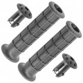 Caltric Handlebar Grips With Grip Ends Compatible Honda Foreman Rubicon 500 Tr 4x4 2008-2009 2011-2014 2021 500 Trx500 Trx520