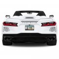 Ipick Image For Chevrolet Corvette C8 Black Carbon Fiber Look Abs Plastic License Plate Frame Is Official Licensed